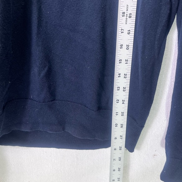 Jos. A Banks Traveler 100% Pima Cotton 1/4 Zip Shirt Mens M Navy soft Light 1861 - Picture 4 of 6